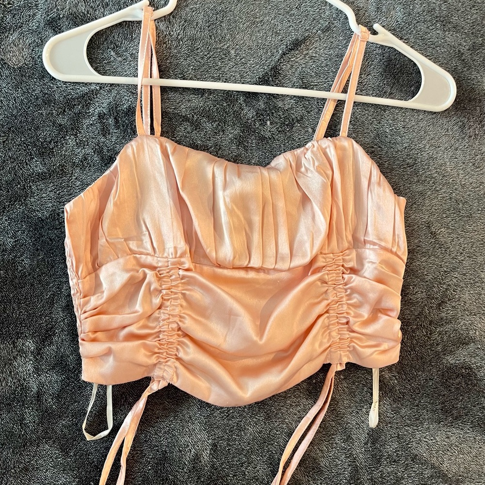 Pink Crop Cami